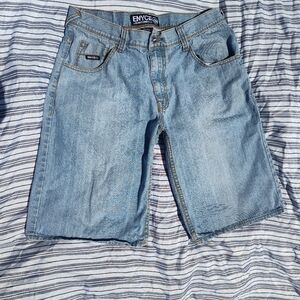 Enyce Light Blue Denim Shorts
